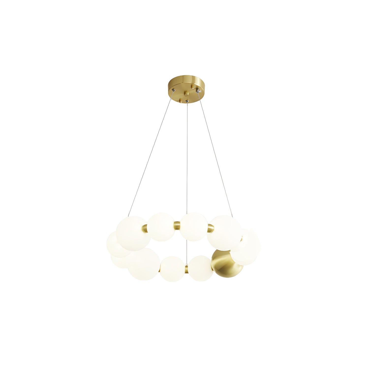 Cetalan Elegance Art Pearls Plastic Chandelier - Blowlighting