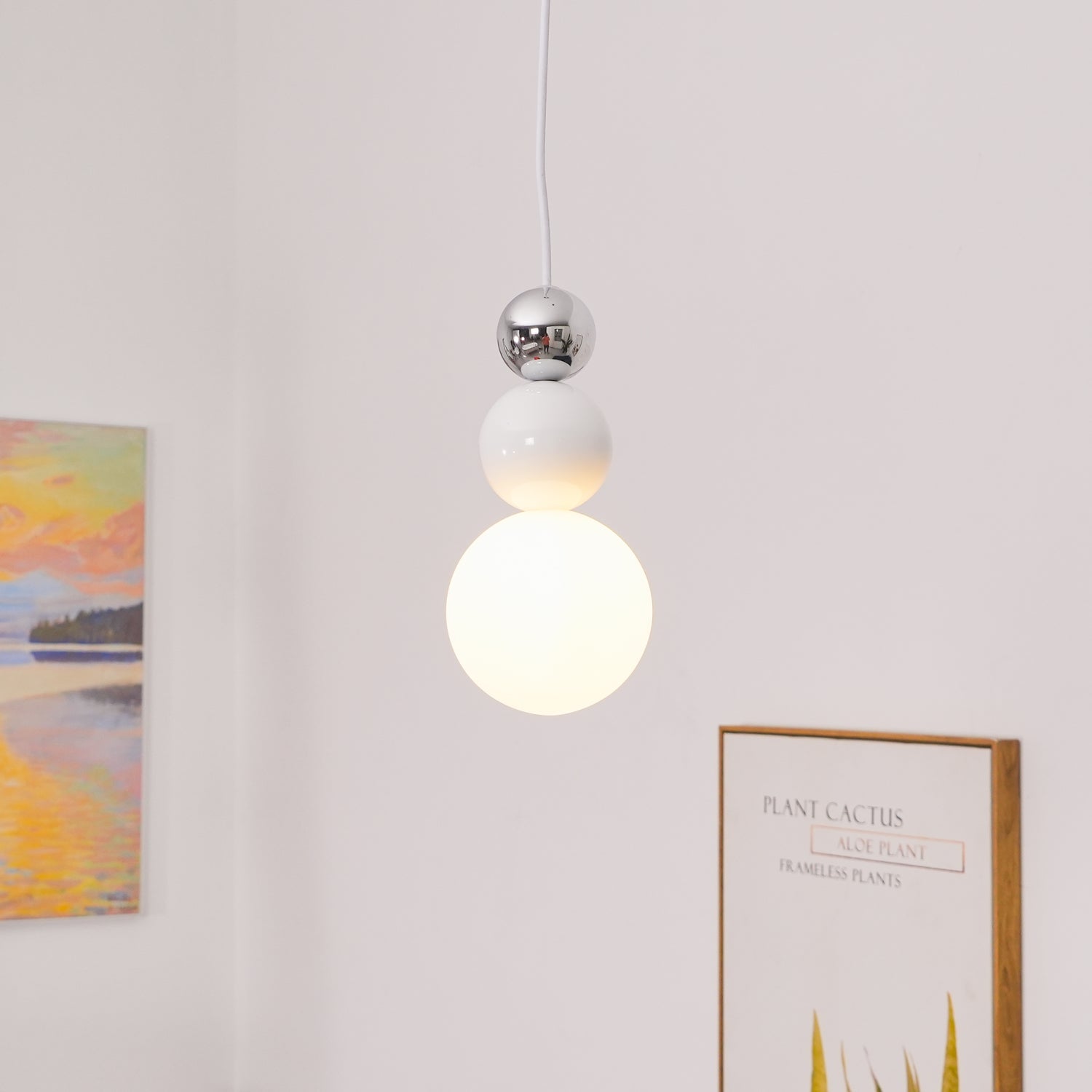 Acrylic Three Ball Pendant Lamp - Blowlighting
