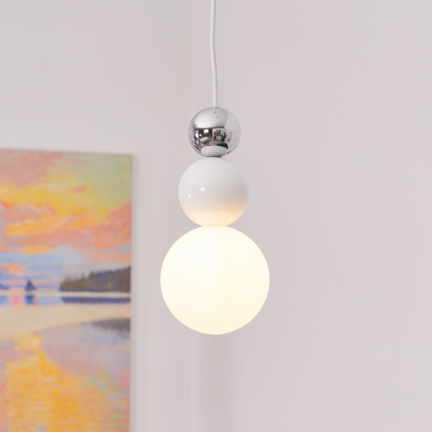 Acrylic Three Ball Pendant Lamp - Blowlighting