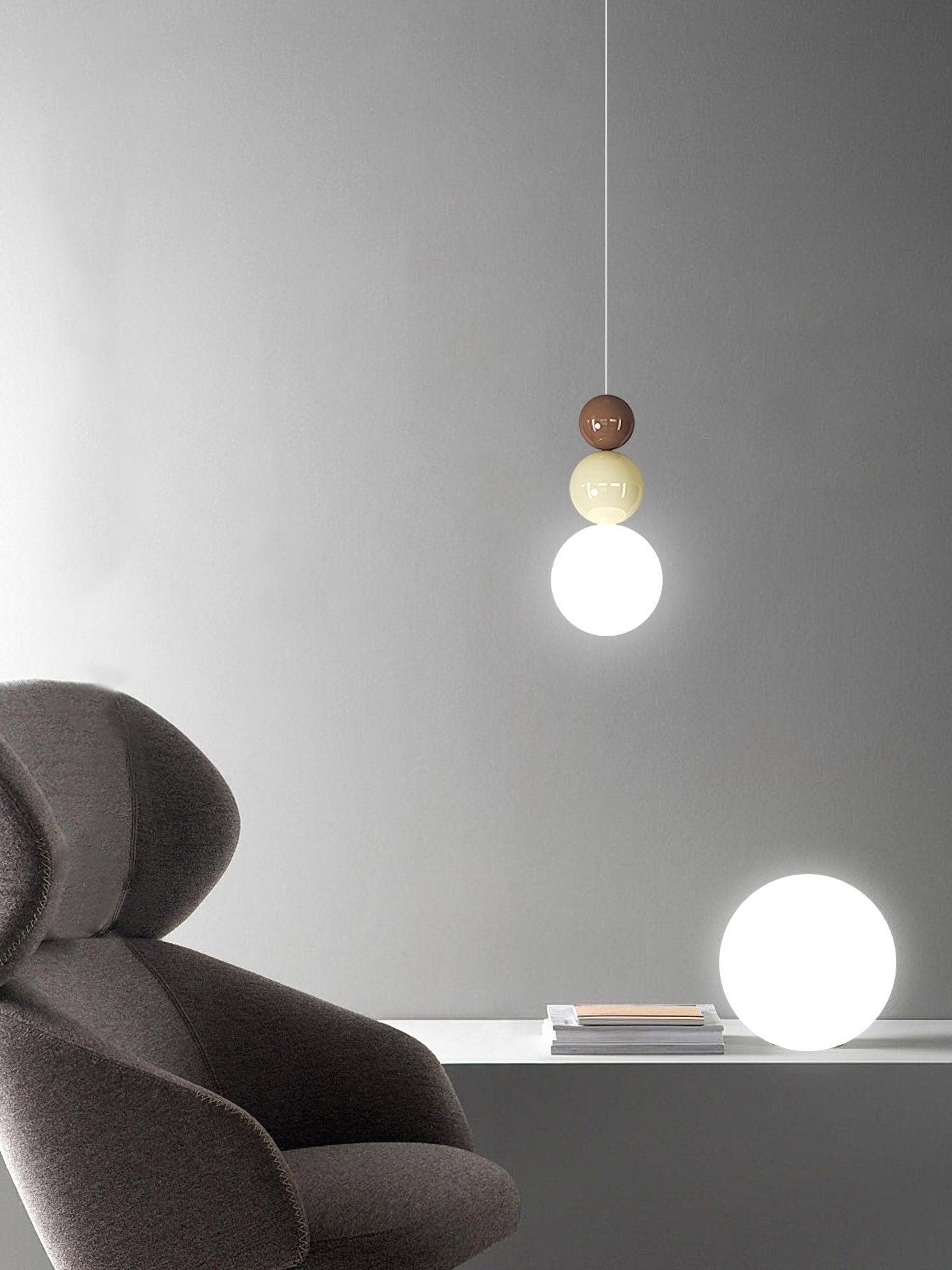 Acrylic Three Ball Pendant Lamp - Blowlighting