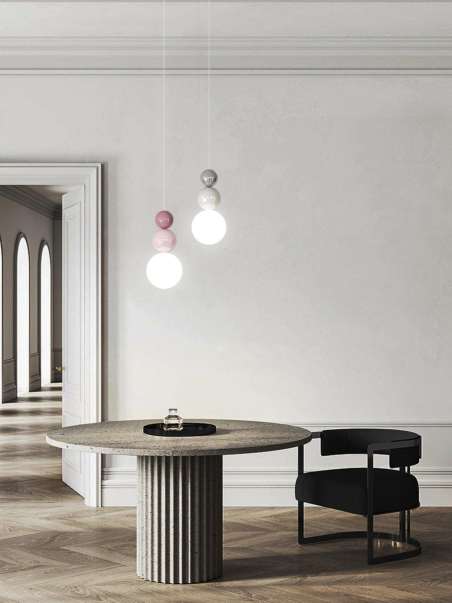 Acrylic Three Ball Pendant Lamp - Blowlighting