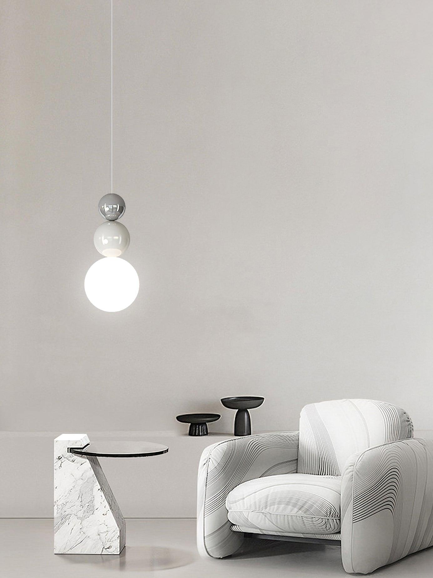 Acrylic Three Ball Pendant Lamp - Blowlighting