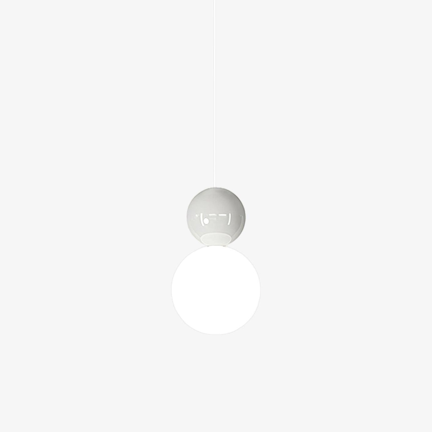 Acrylic Two Ball Pendant Light - Blowlighting