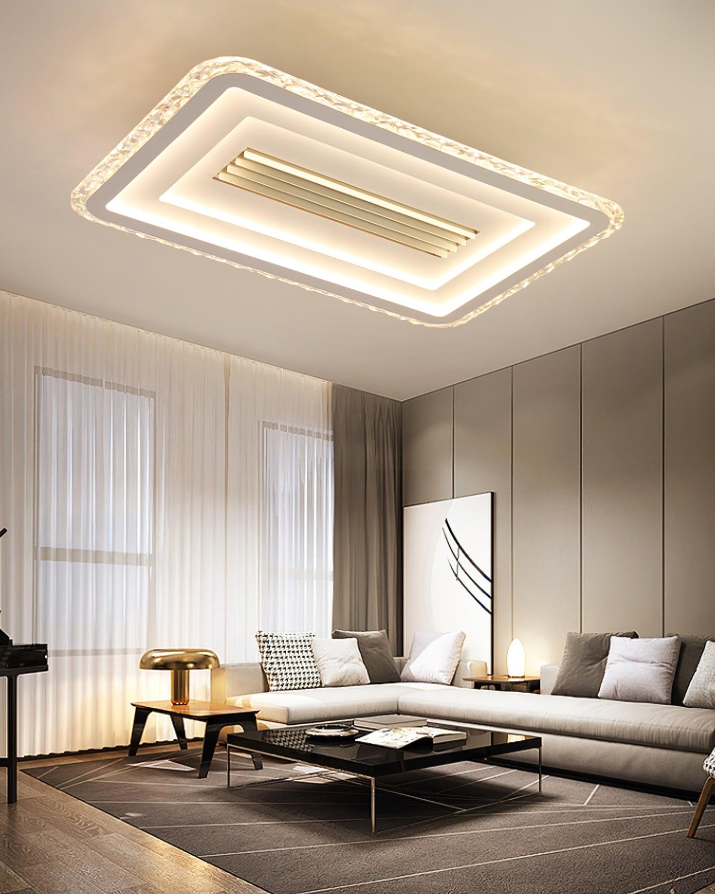Acrylic Ultrathin Rectangle Ceiling Lamp - Blowlighting
