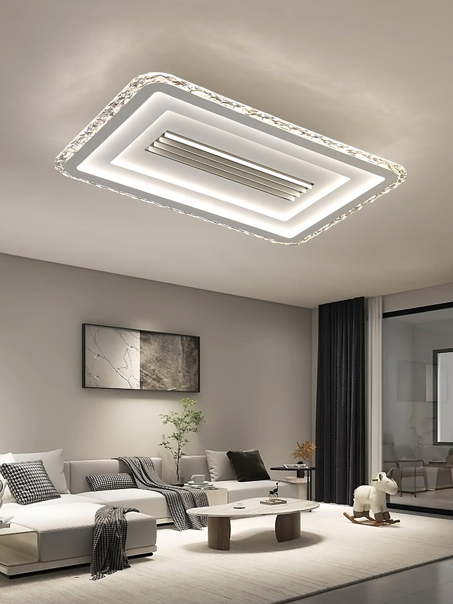 Acrylic Ultrathin Rectangle Ceiling Lamp - Blowlighting