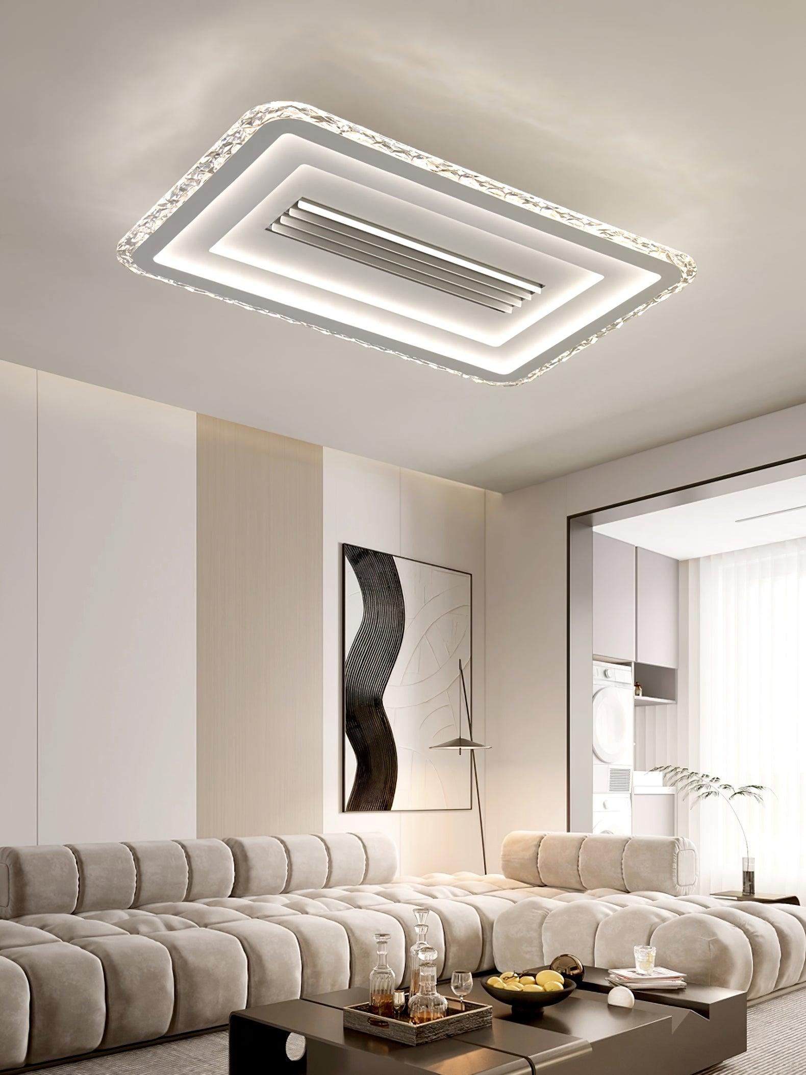 Acrylic Ultrathin Rectangle Ceiling Lamp - Blowlighting