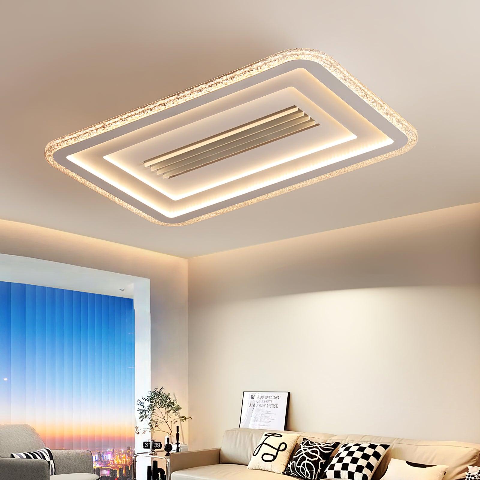 Acrylic Ultrathin Rectangle Ceiling Lamp - Blowlighting