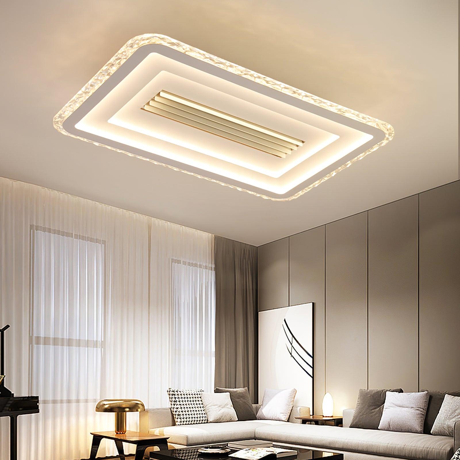Acrylic Ultrathin Rectangle Ceiling Lamp - Blowlighting