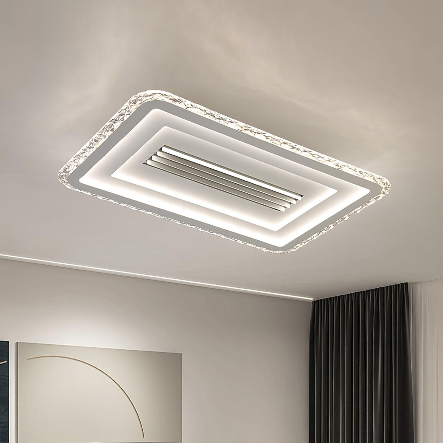 Acrylic Ultrathin Rectangle Ceiling Lamp - Blowlighting