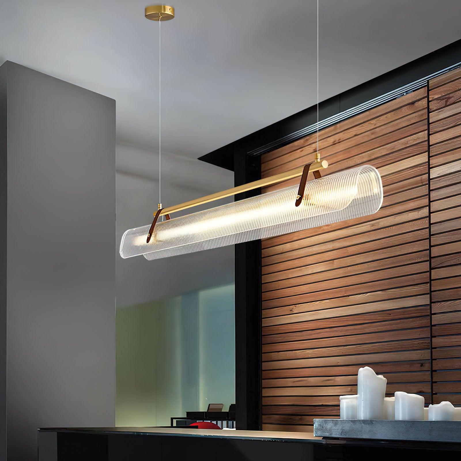 Acrylic Linear Chandelier - Blowlighting