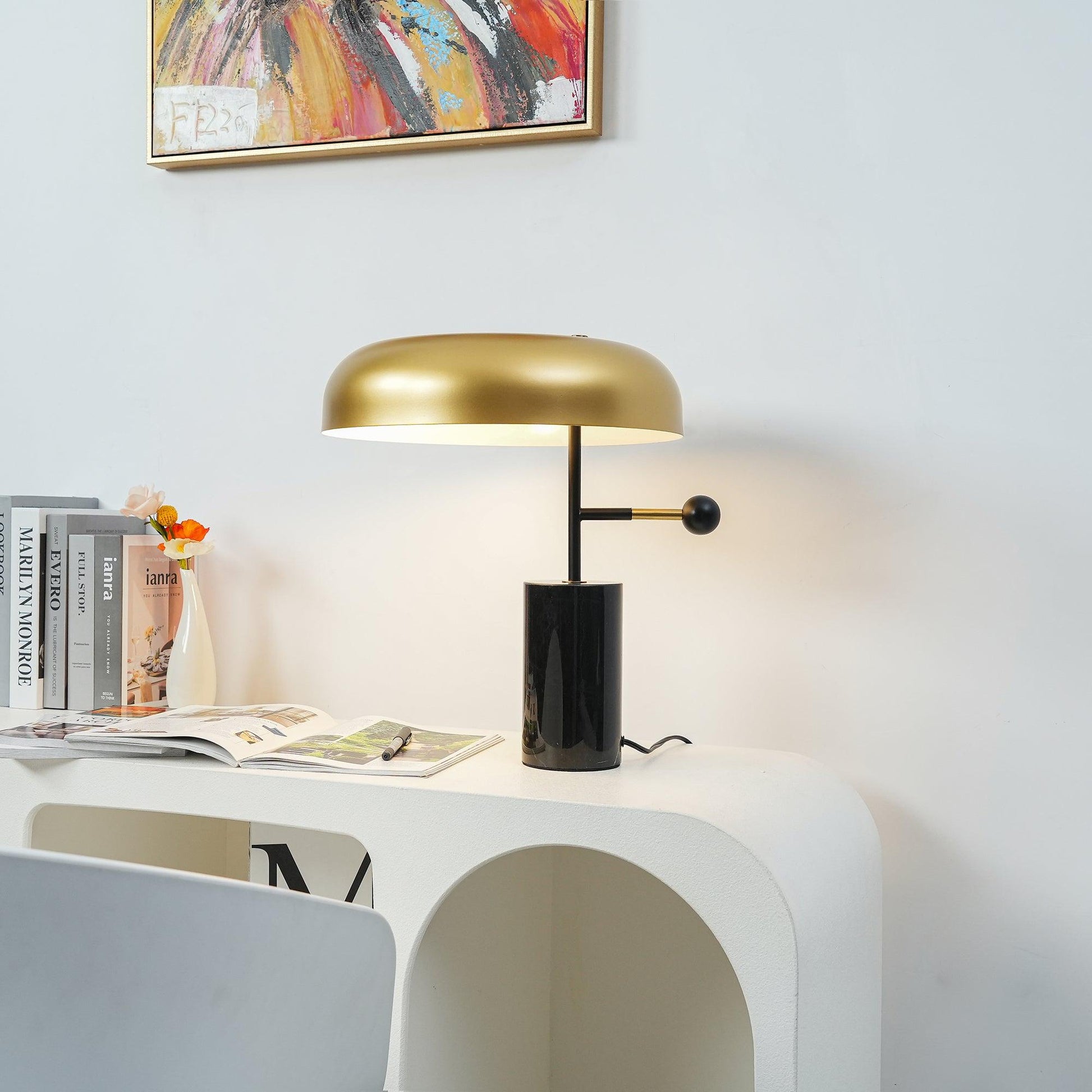 Vovena Marble Table Lamp - Blowlighting