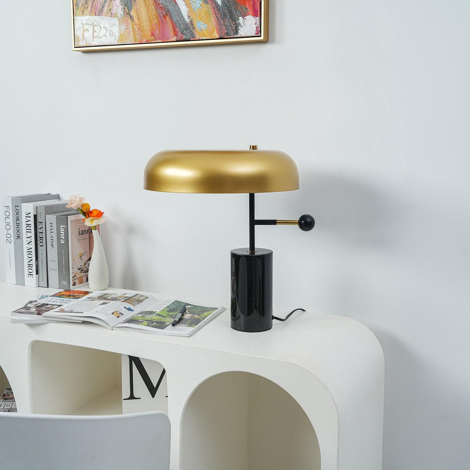 Vovena Marble Table Lamp - Blowlighting