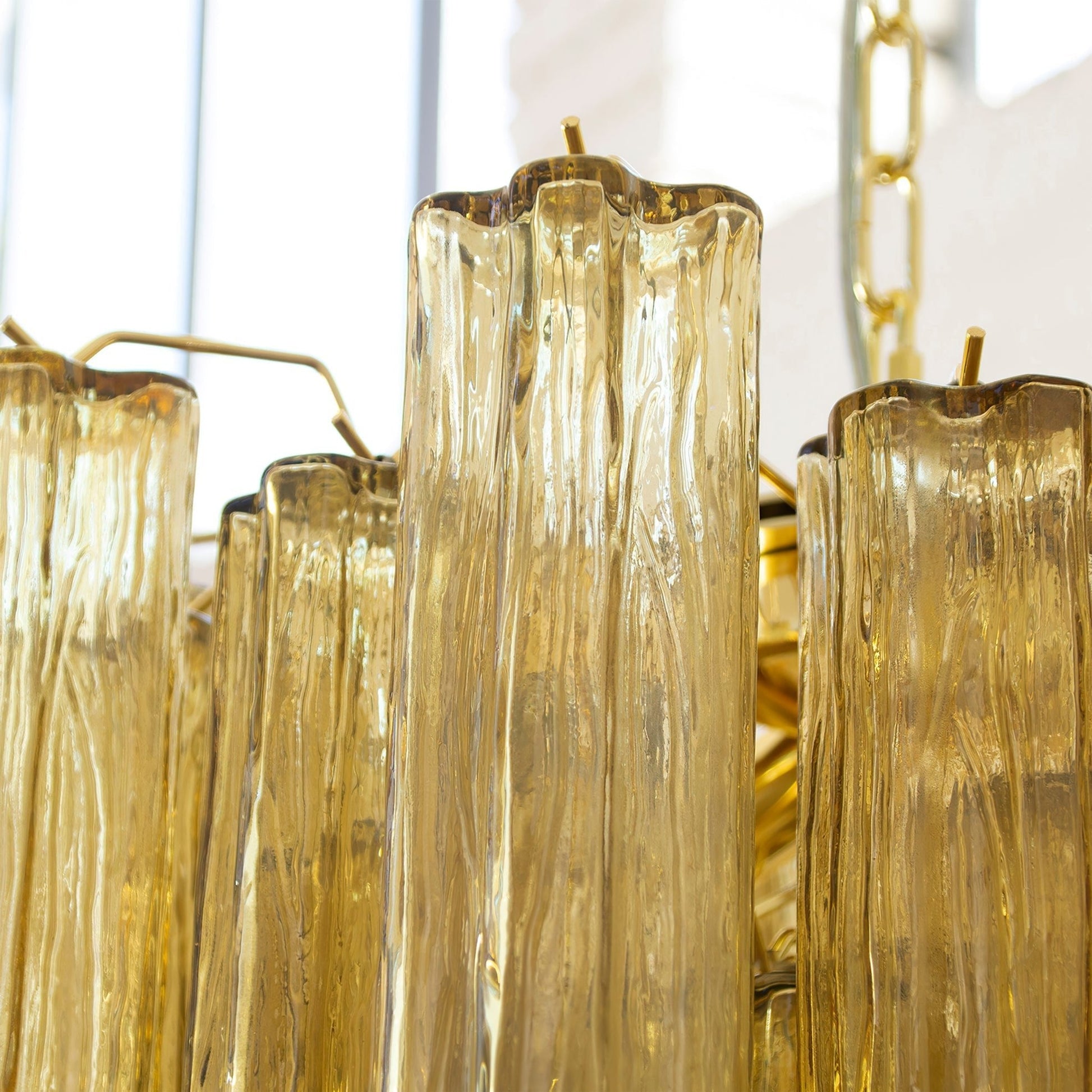 Aurora Chandelier Glass Tube Layered Luxury - Blowlighting