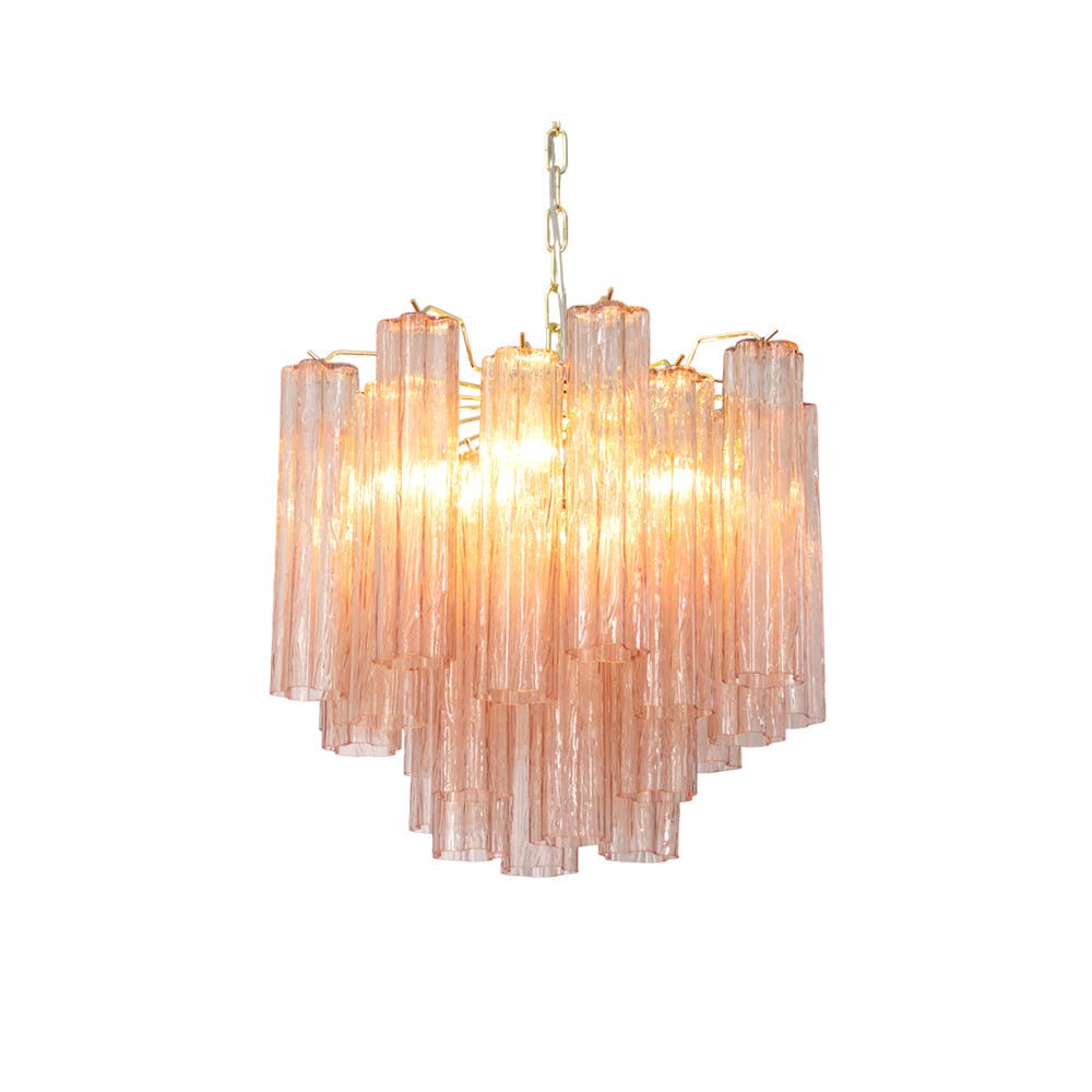 Aurora Chandelier Glass Tube Layered Luxury - Blowlighting