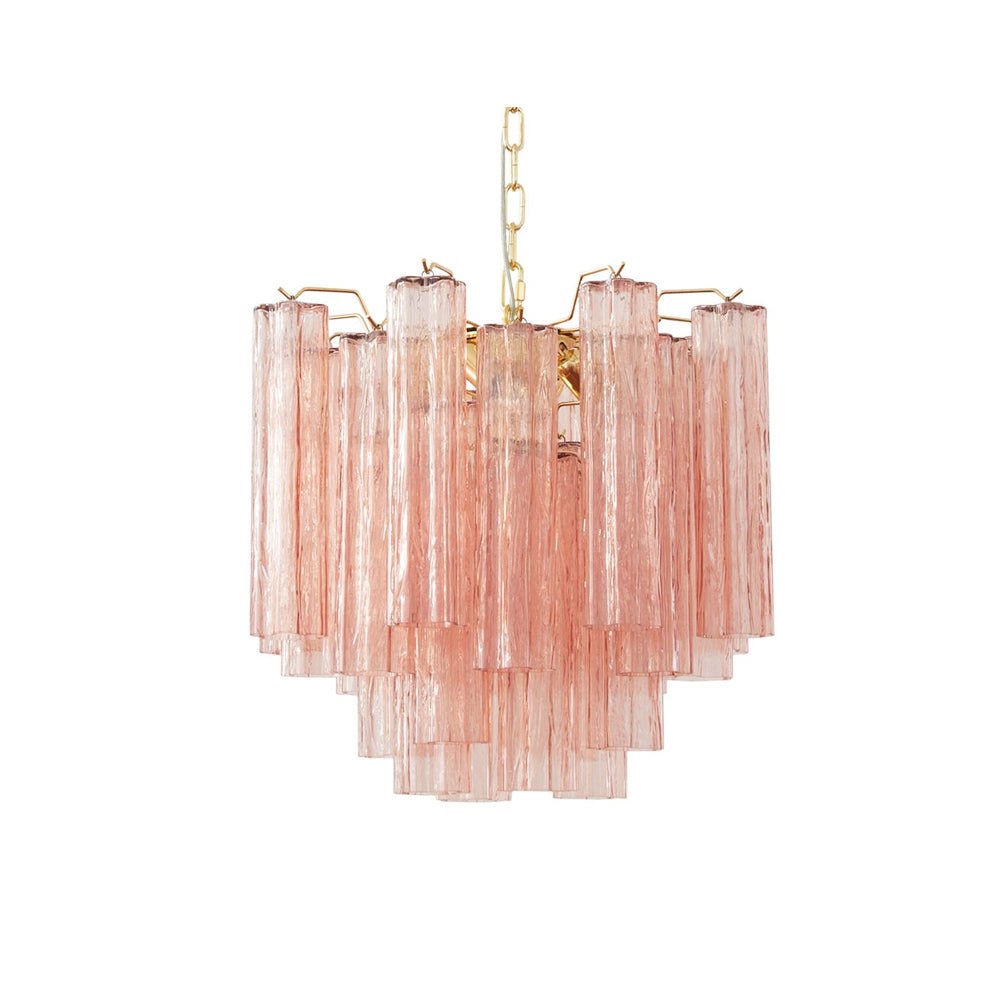 Aurora Chandelier Glass Tube Layered Luxury - Blowlighting