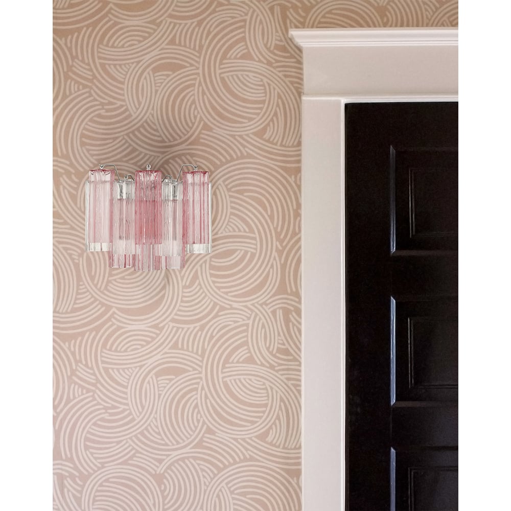 Aurora Wall Light Tronchi Glass Tube Tiered Amber Modern - Blowlighting