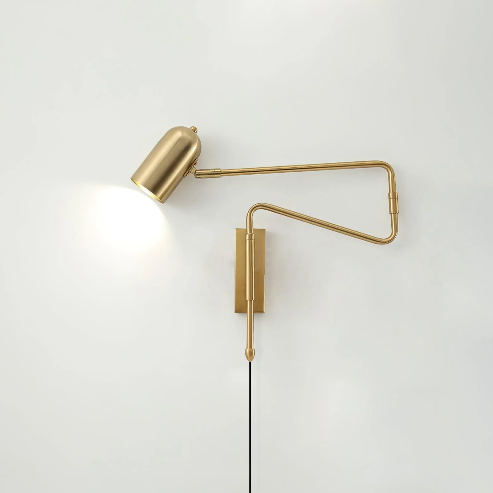 Adjustable Arm Plug In Wall Lamp - Blowlighting