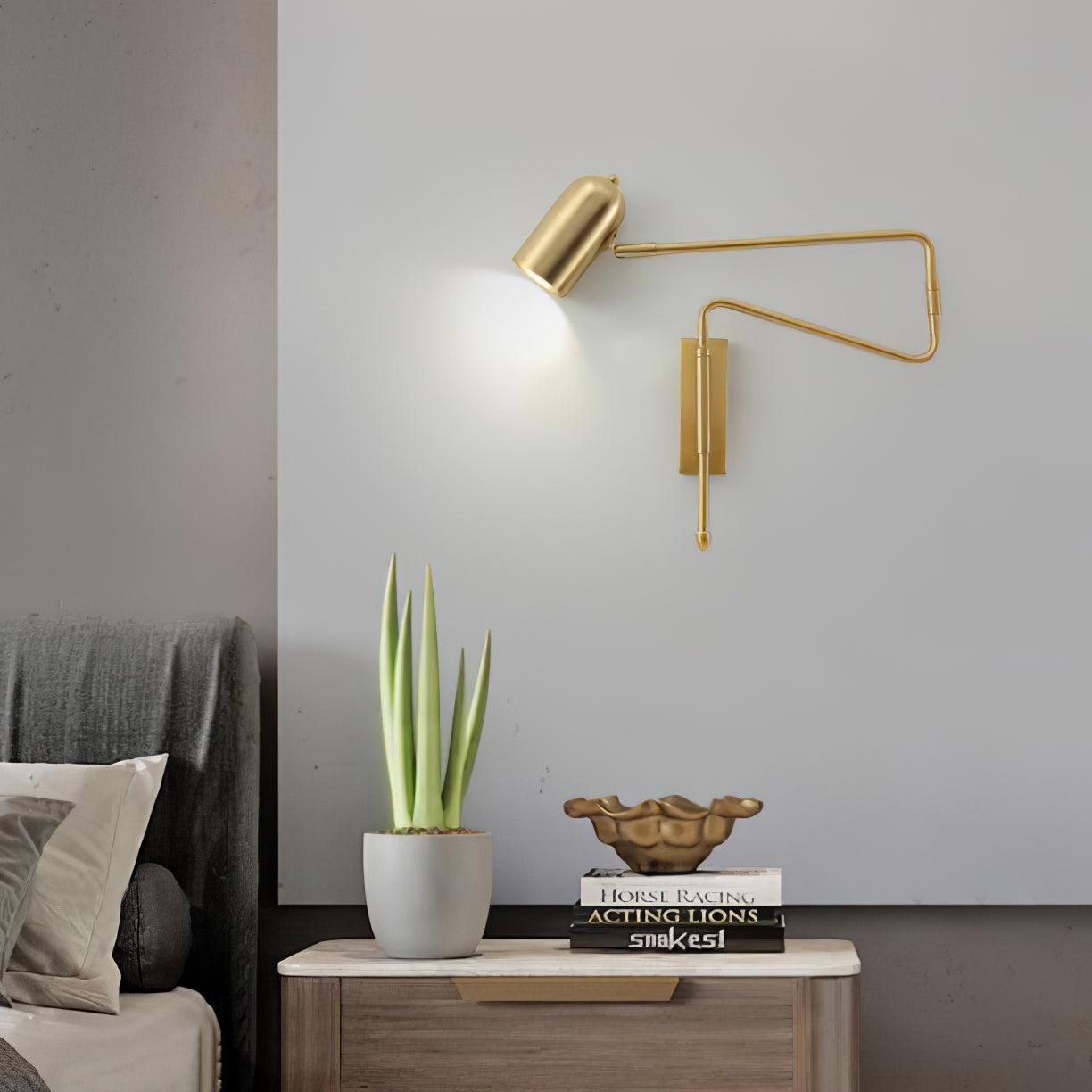 Adjustable Arm Reading Wall Lamp - Blowlighting