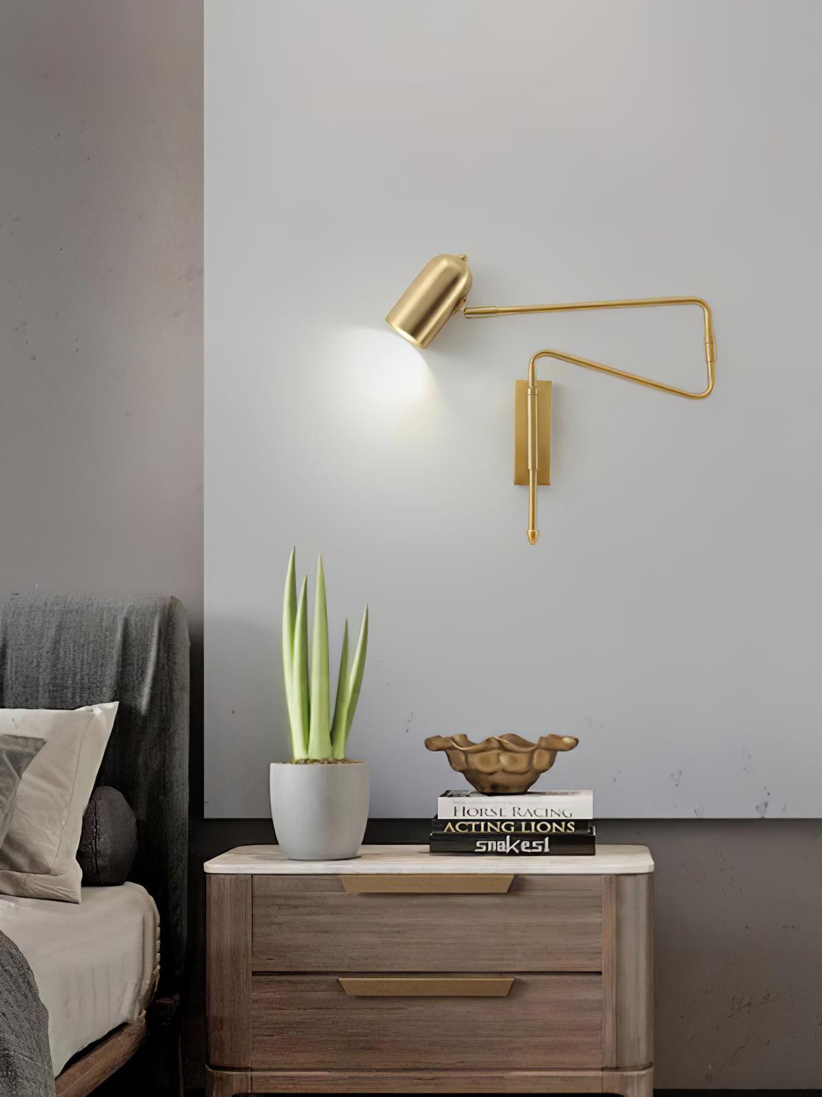 Adjustable Arm Reading Wall Lamp - Blowlighting