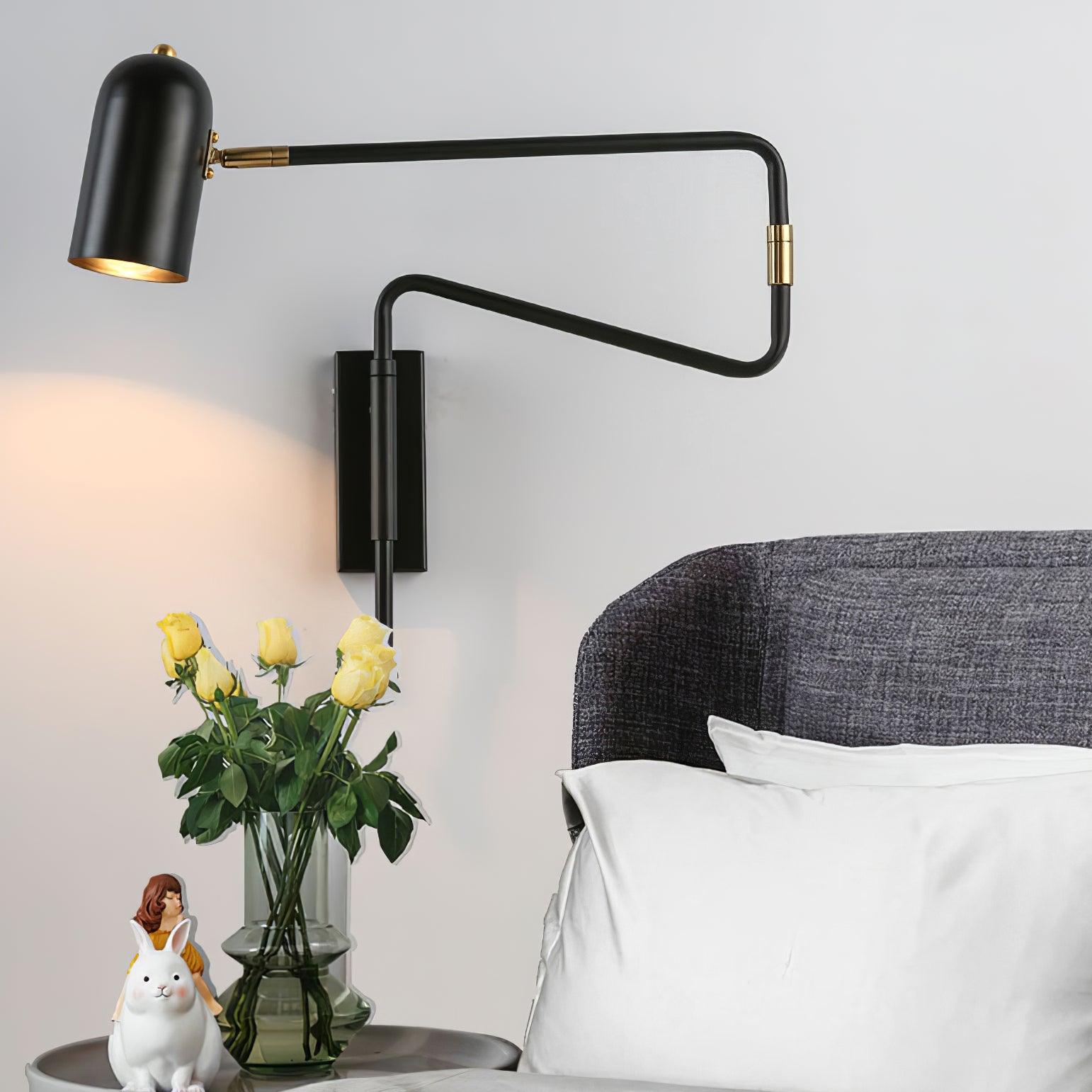 Adjustable Arm Reading Wall Lamp - Blowlighting