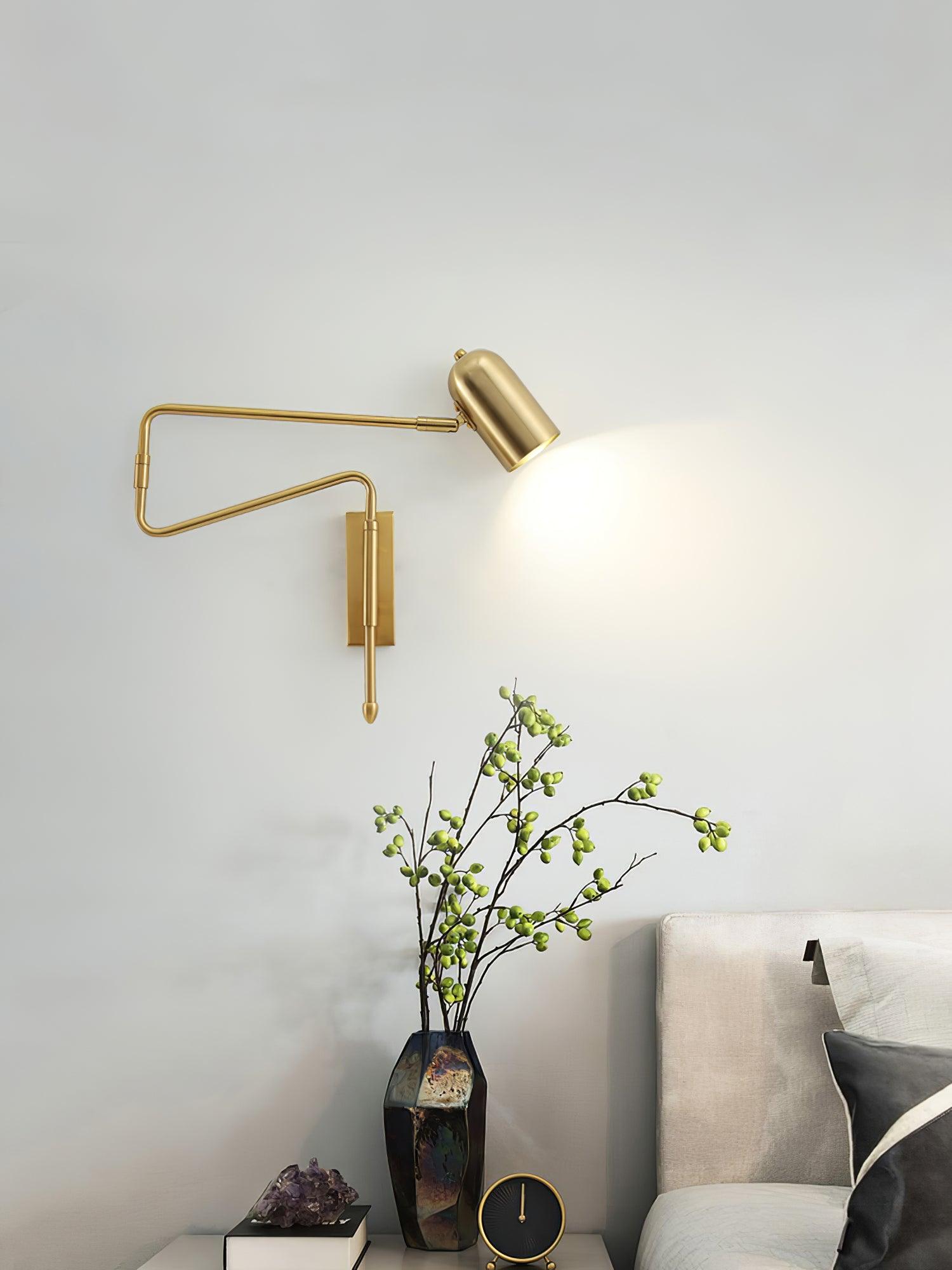 Adjustable Arm Reading Wall Lamp - Blowlighting