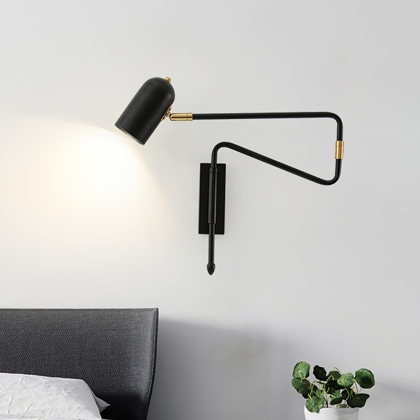 Adjustable Arm Reading Wall Lamp - Blowlighting