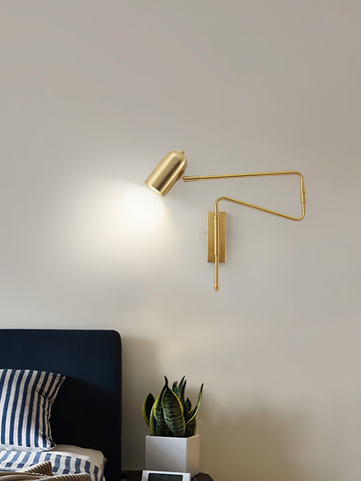 Adjustable Arm Reading Wall Lamp - Blowlighting