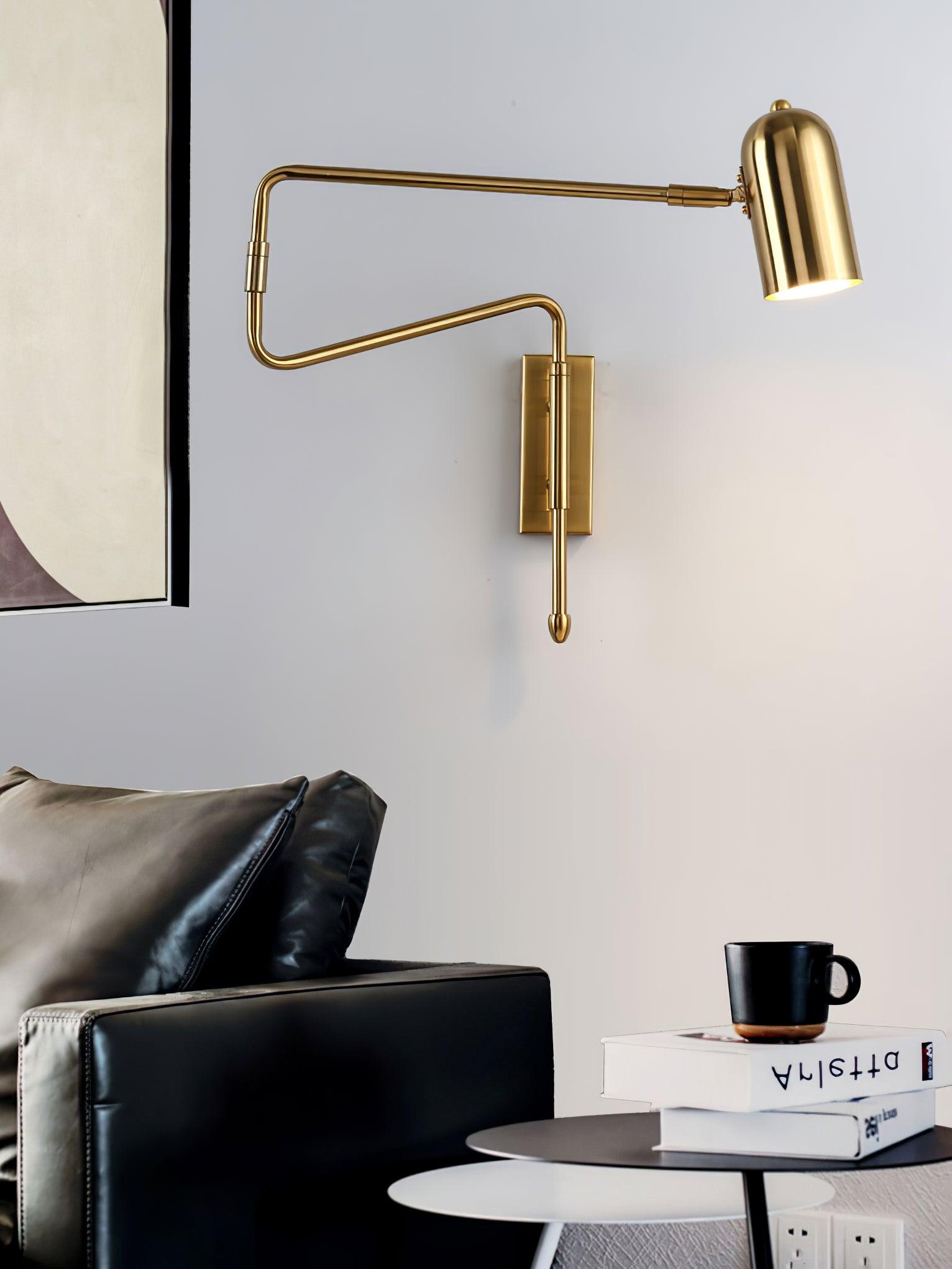Adjustable Arm Reading Wall Lamp - Blowlighting