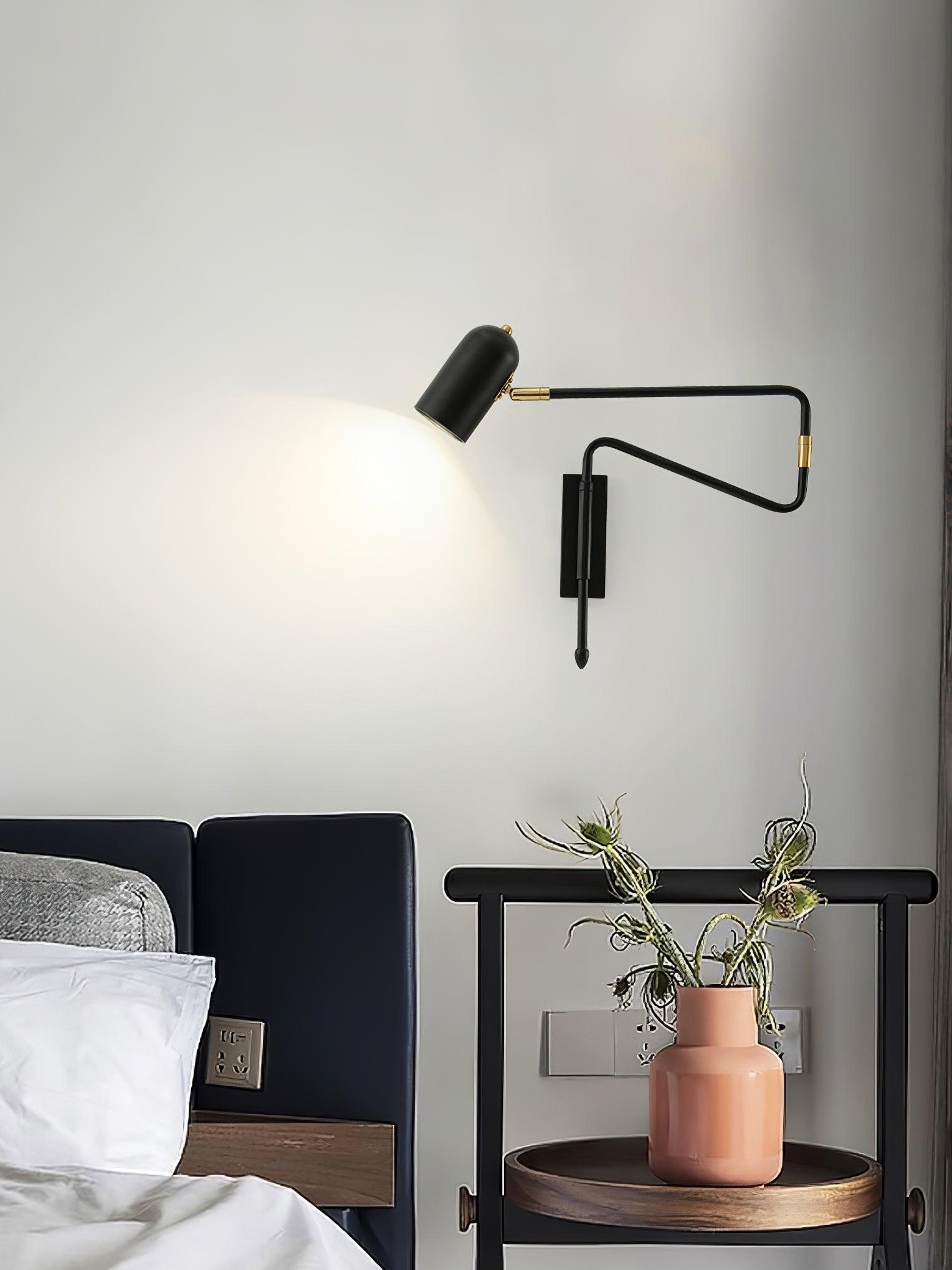 Adjustable Arm Reading Wall Lamp - Blowlighting