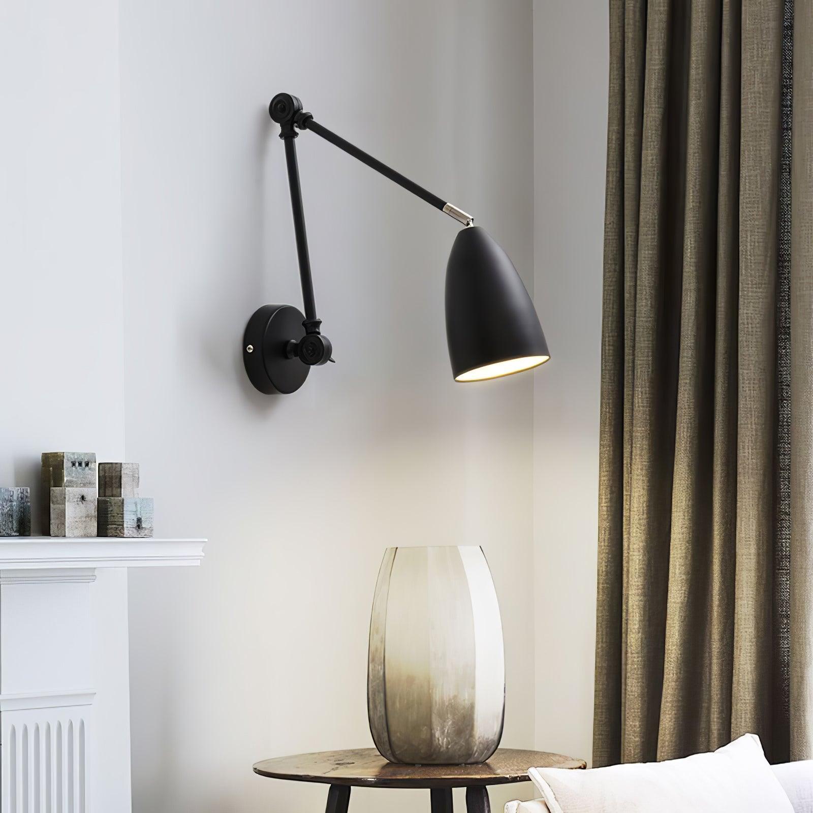 Adjustable Swing Arm Wall Lamp - Blowlighting