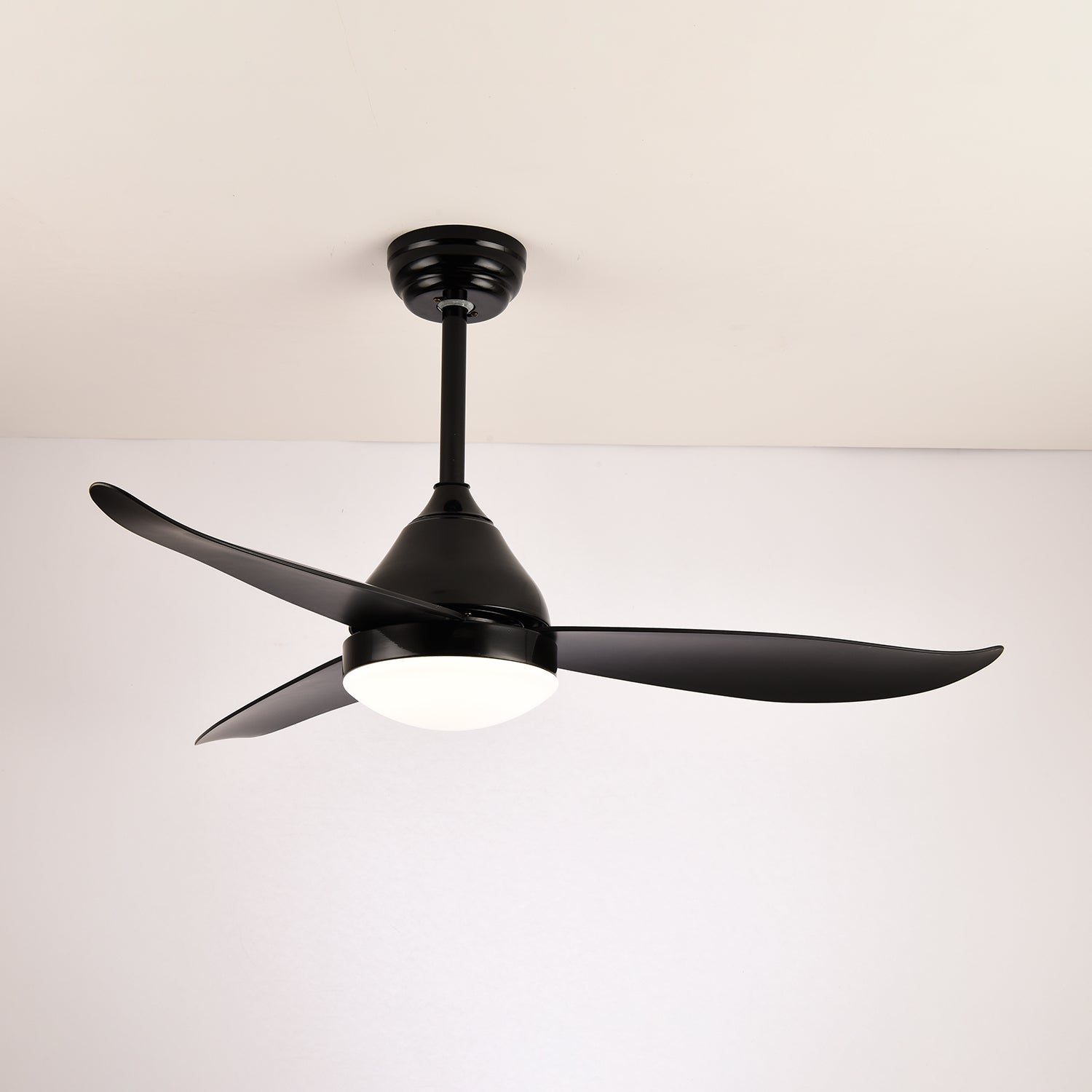 Zefiro Modern Wood Ceiling Fan with Light - Blowlighting