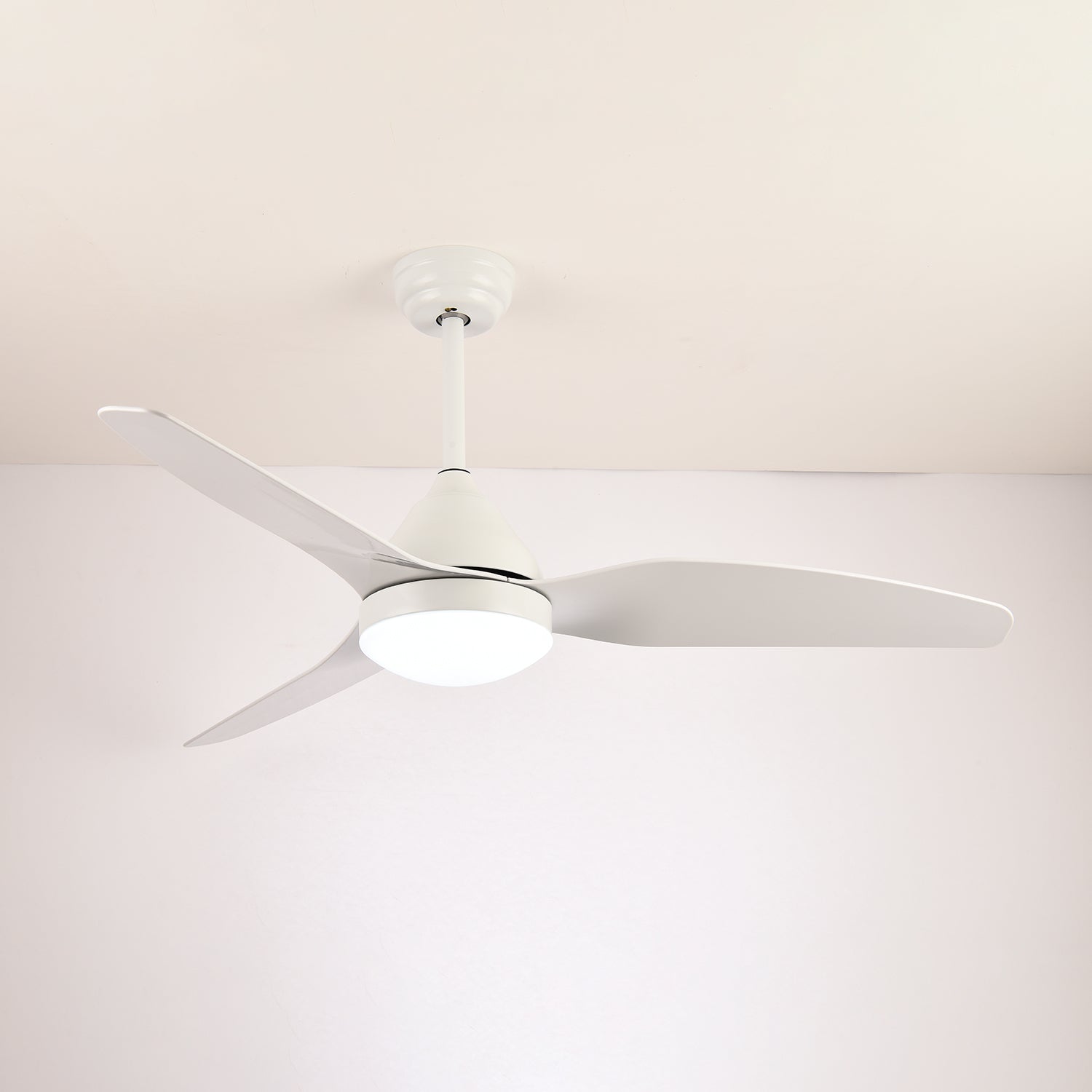 Zefiro Modern Wood Ceiling Fan with Light - Blowlighting