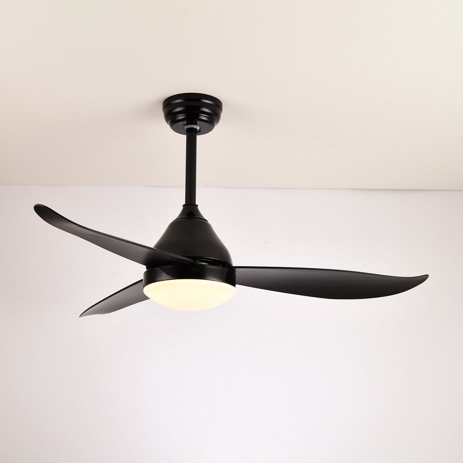 Zefiro Modern Wood Ceiling Fan with Light - Blowlighting