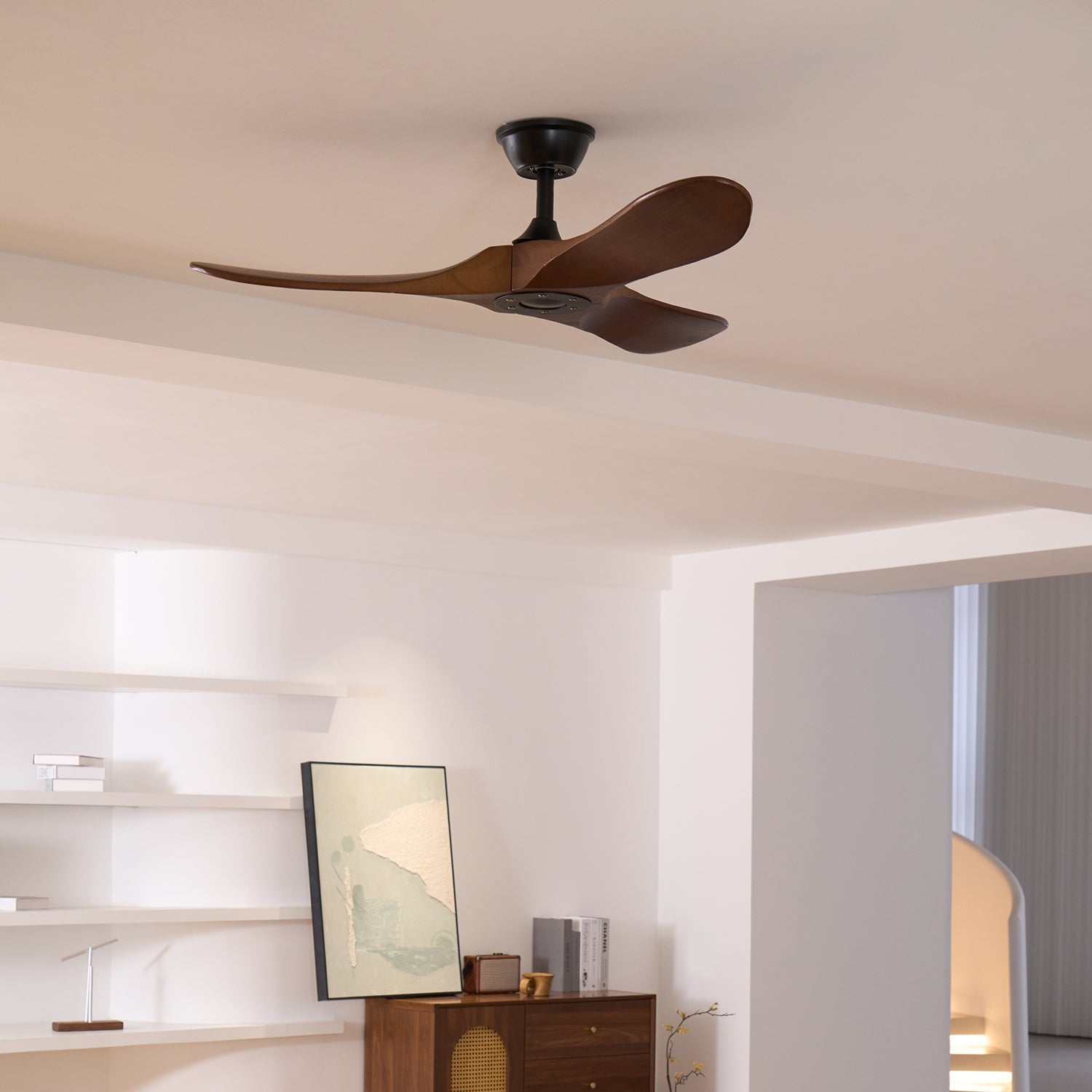 Orano Wood Ceiling Fan - Blowlighting