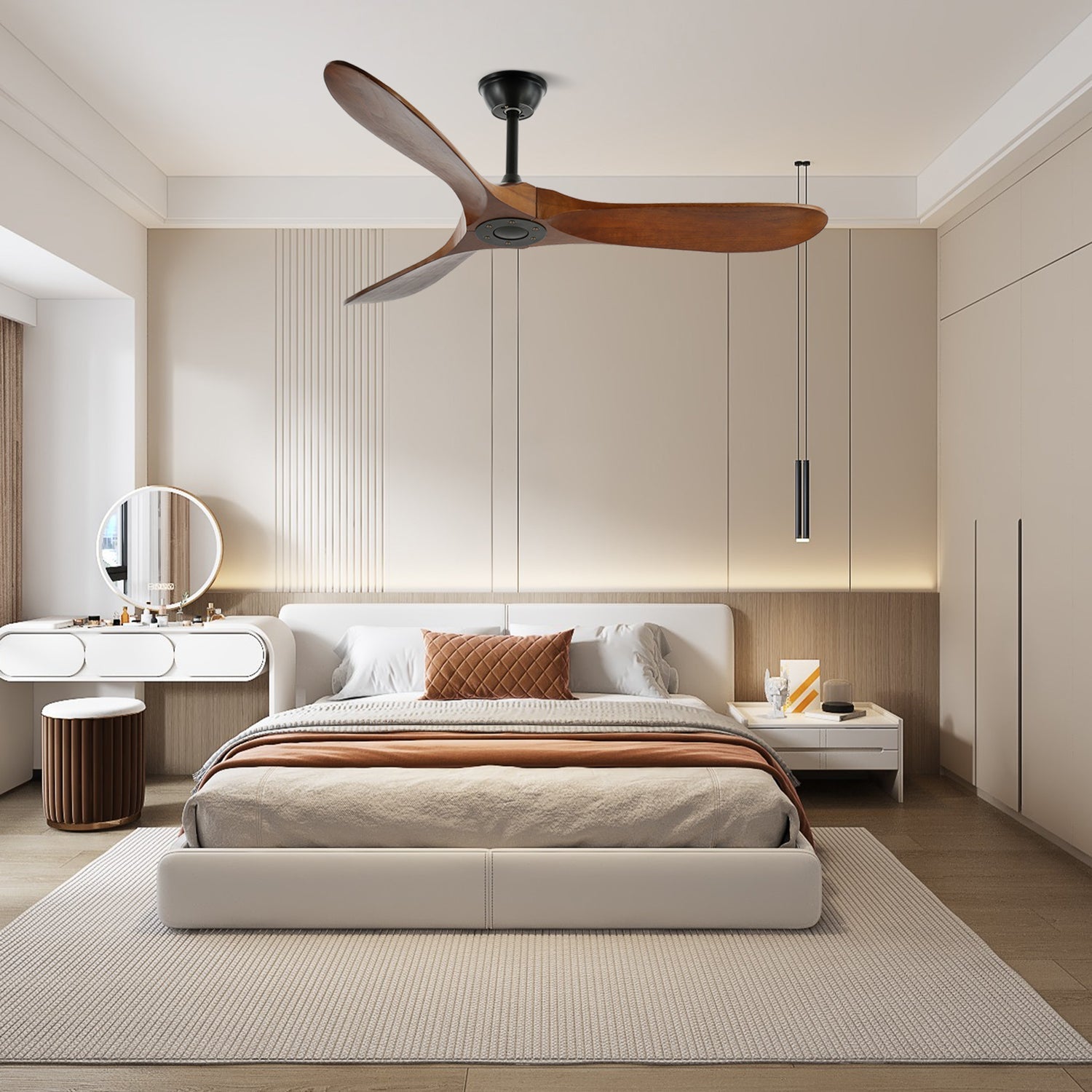 Orano Wood Ceiling Fan - Blowlighting