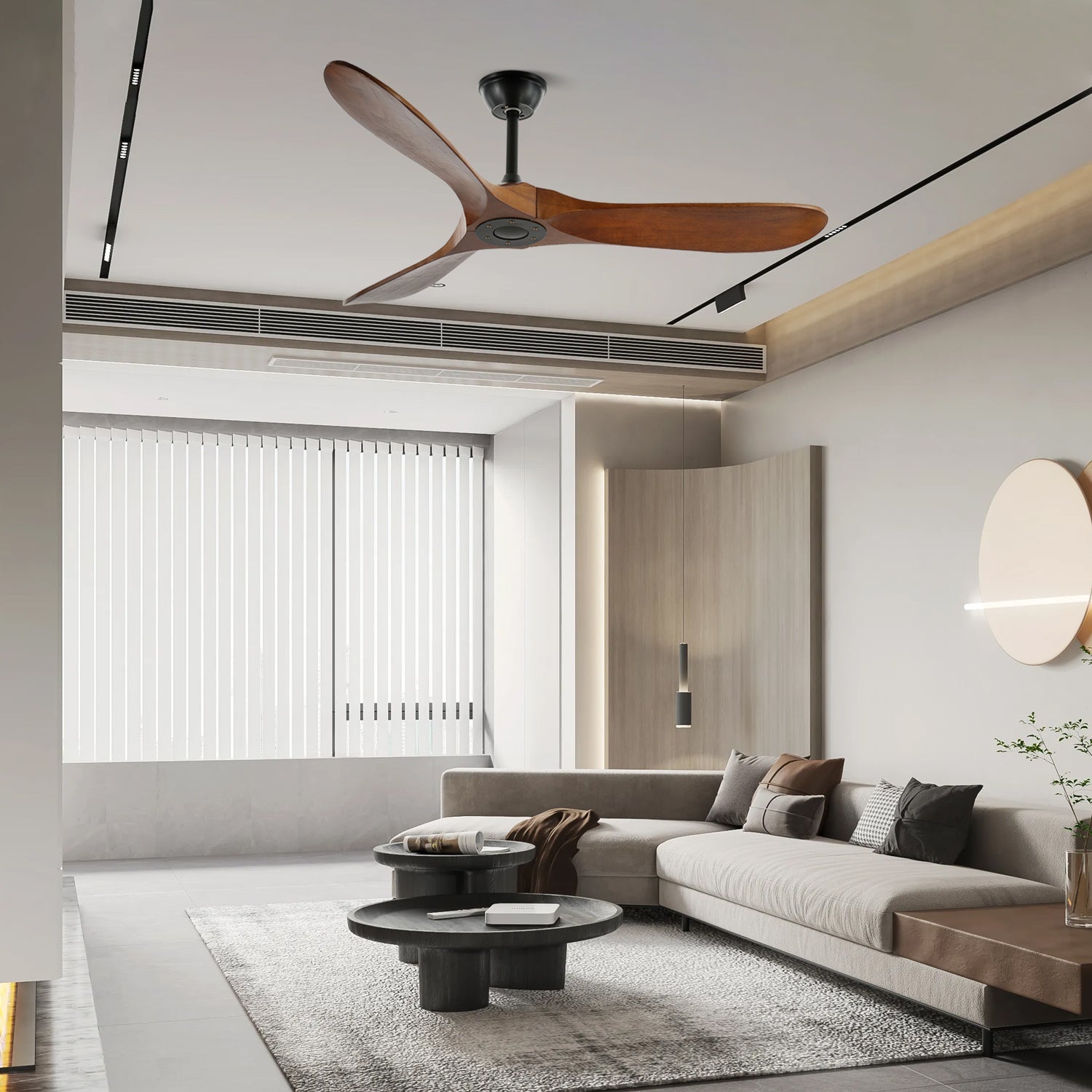 Orano Wood Ceiling Fan - Blowlighting