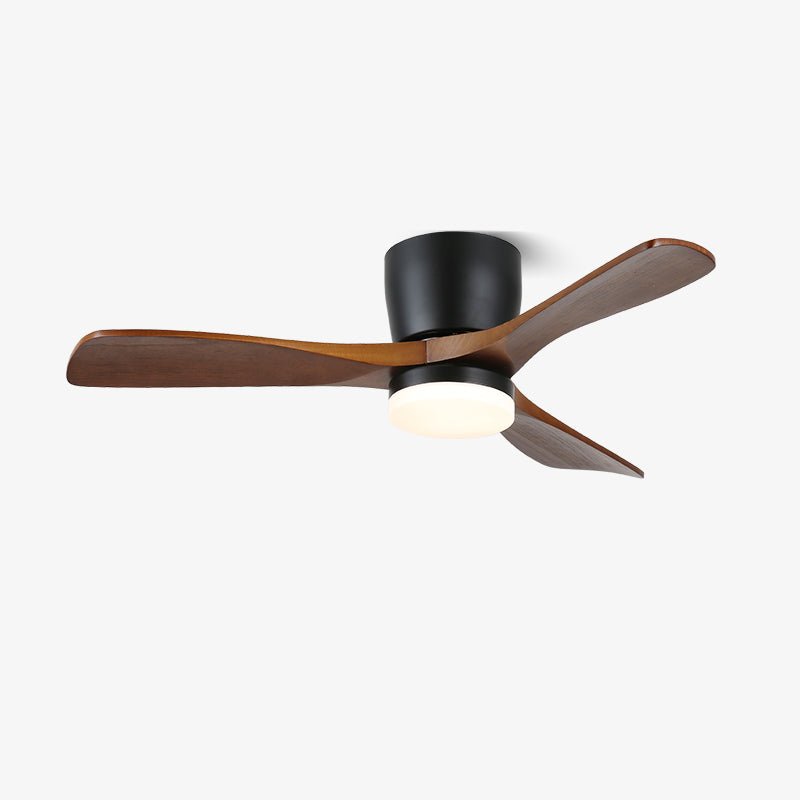 Nerio Minimalist Wood Ceiling Fan Light - Blowlighting