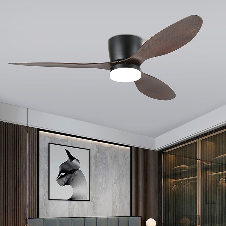 Nerio Minimalist Wood Ceiling Fan Light - Blowlighting
