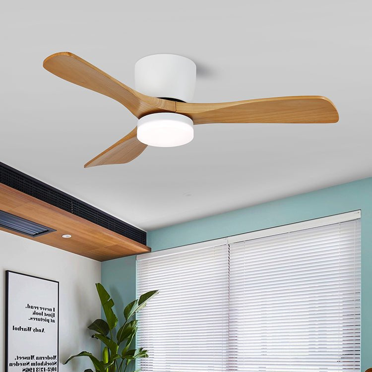 Nerio Minimalist Wood Ceiling Fan Light - Blowlighting