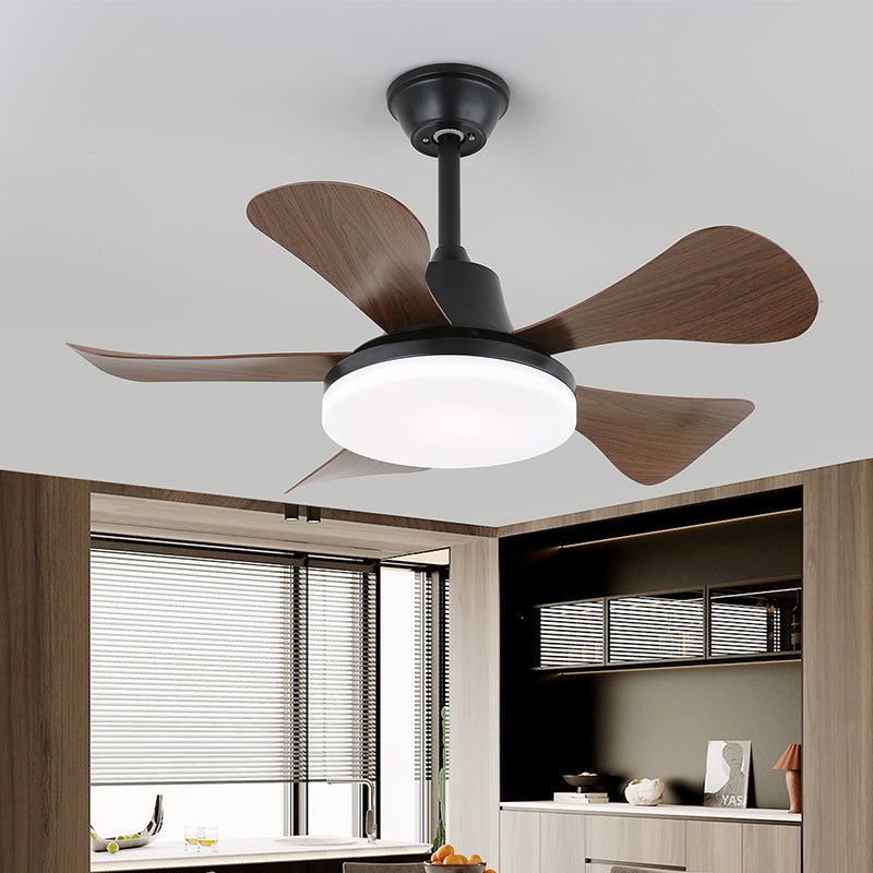 Elora Wood Ceiling Fan Light - Blowlighting