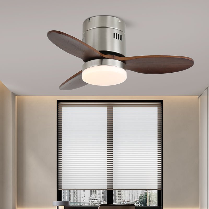 Eris Minimalist Wood Ceiling Fan Light - Blowlighting