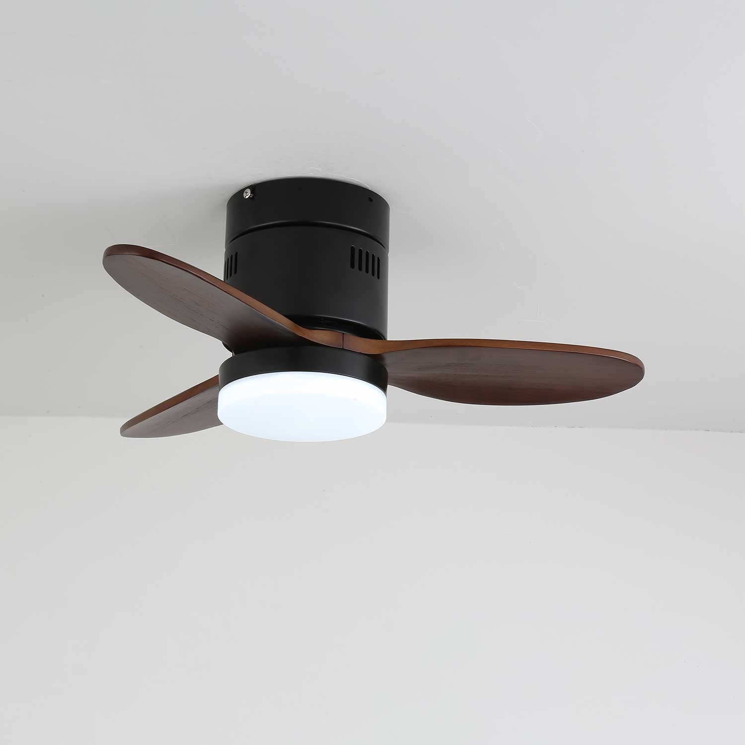 Eris Minimalist Wood Ceiling Fan Light - Blowlighting