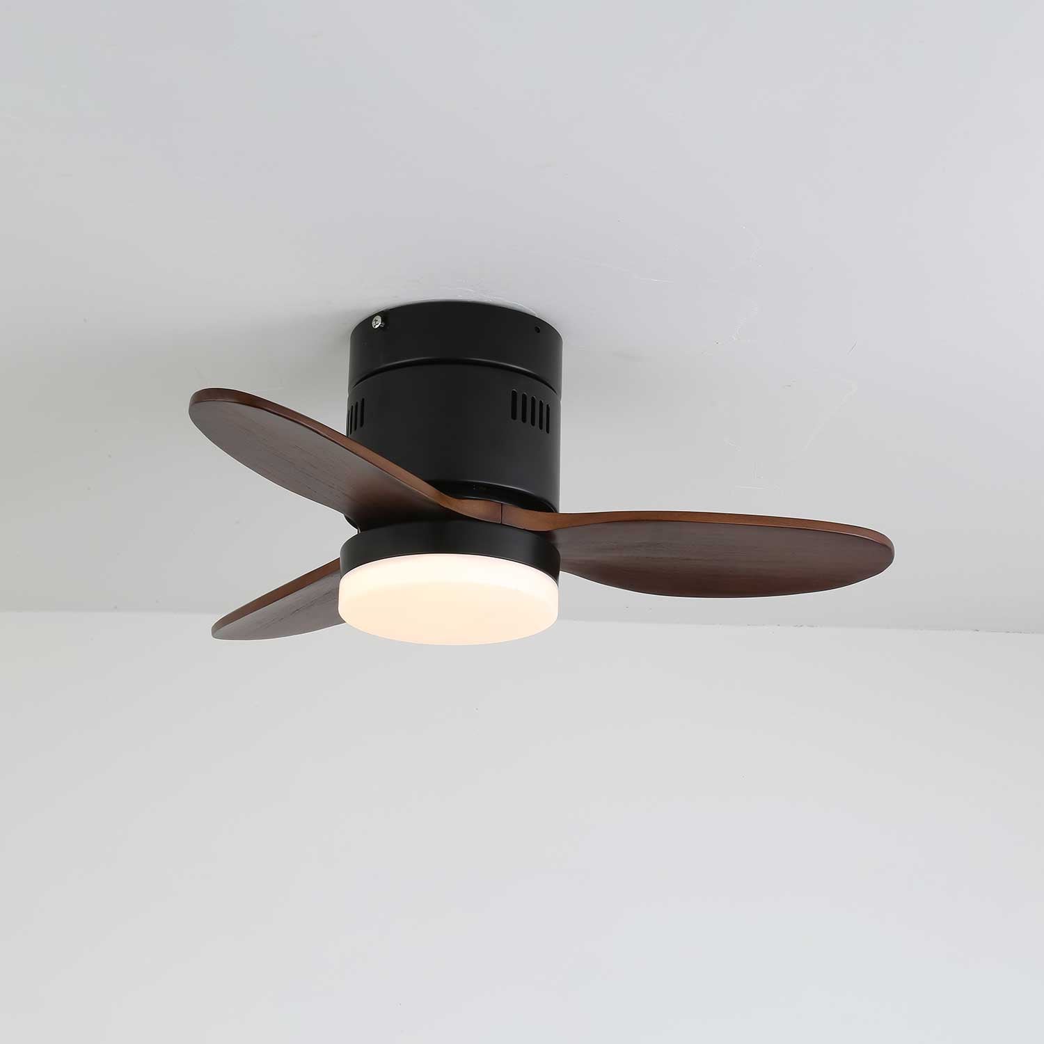 Eris Minimalist Wood Ceiling Fan Light - Blowlighting