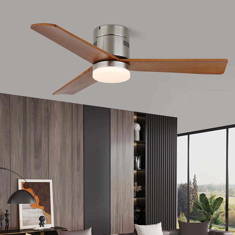 Eris Minimalist Wood Ceiling Fan Light - Blowlighting