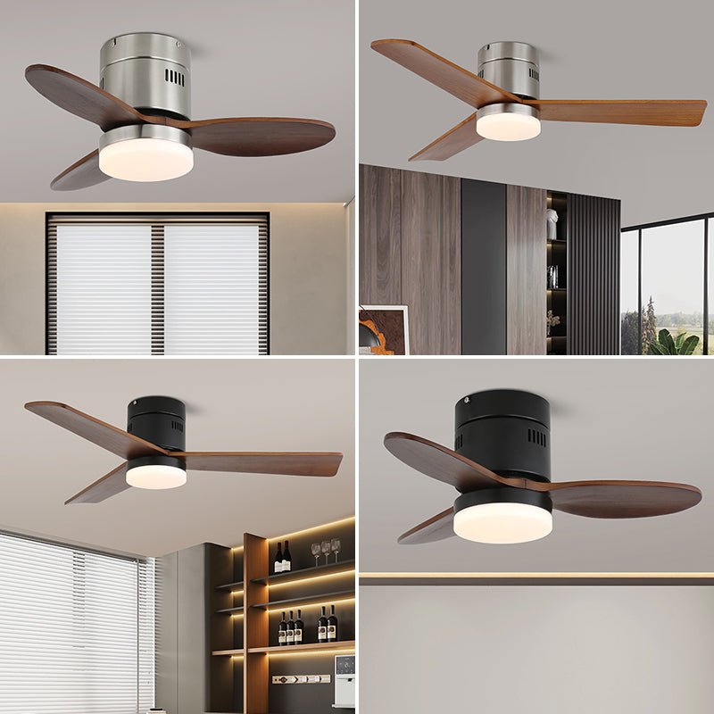 Eris Minimalist Wood Ceiling Fan Light - Blowlighting