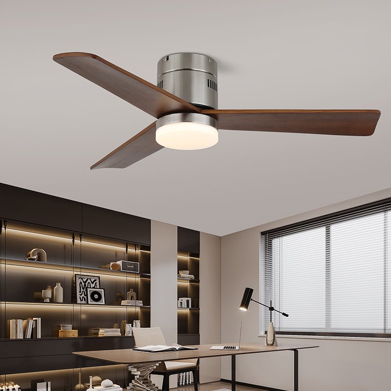 Eris Minimalist Wood Ceiling Fan Light - Blowlighting