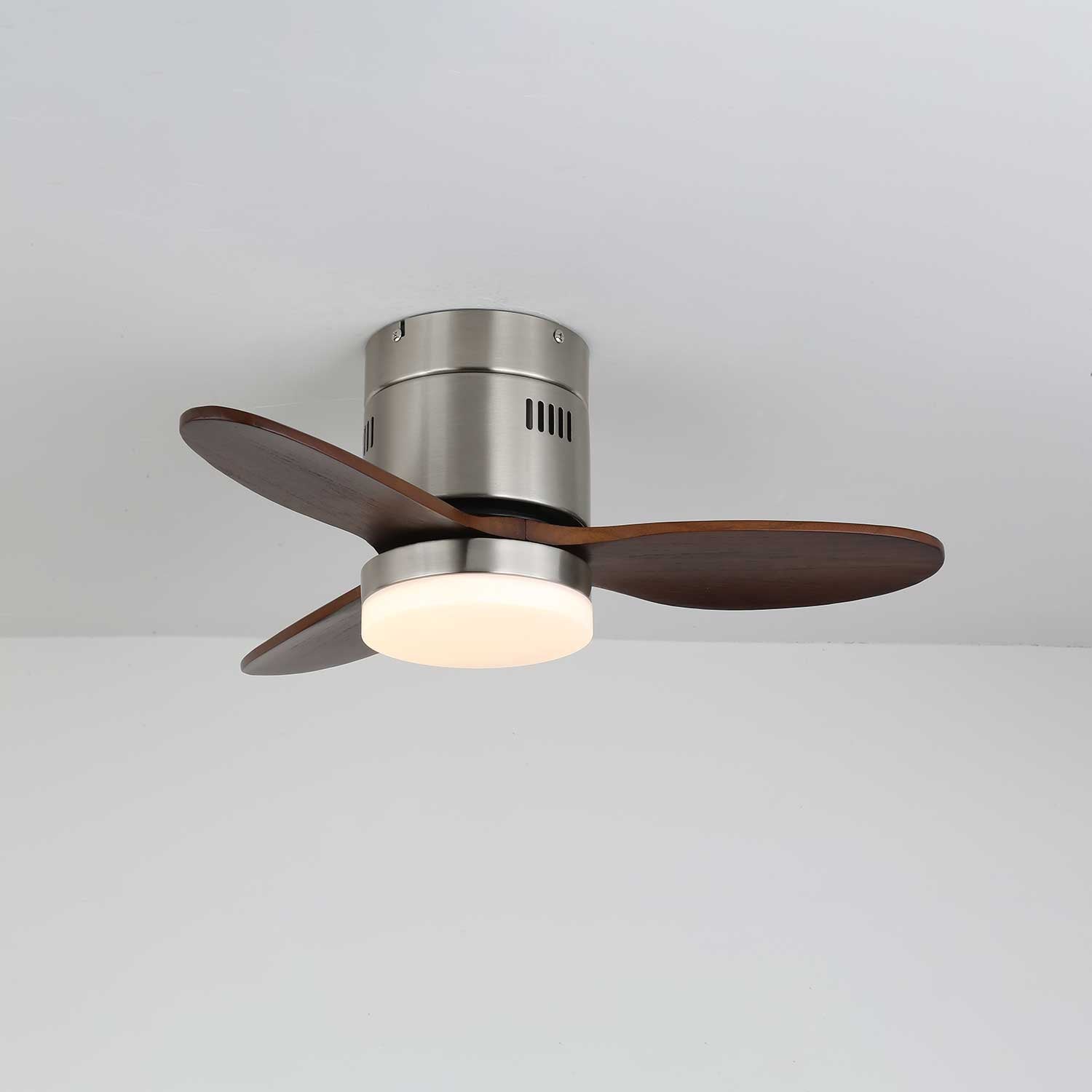 Eris Minimalist Wood Ceiling Fan Light - Blowlighting