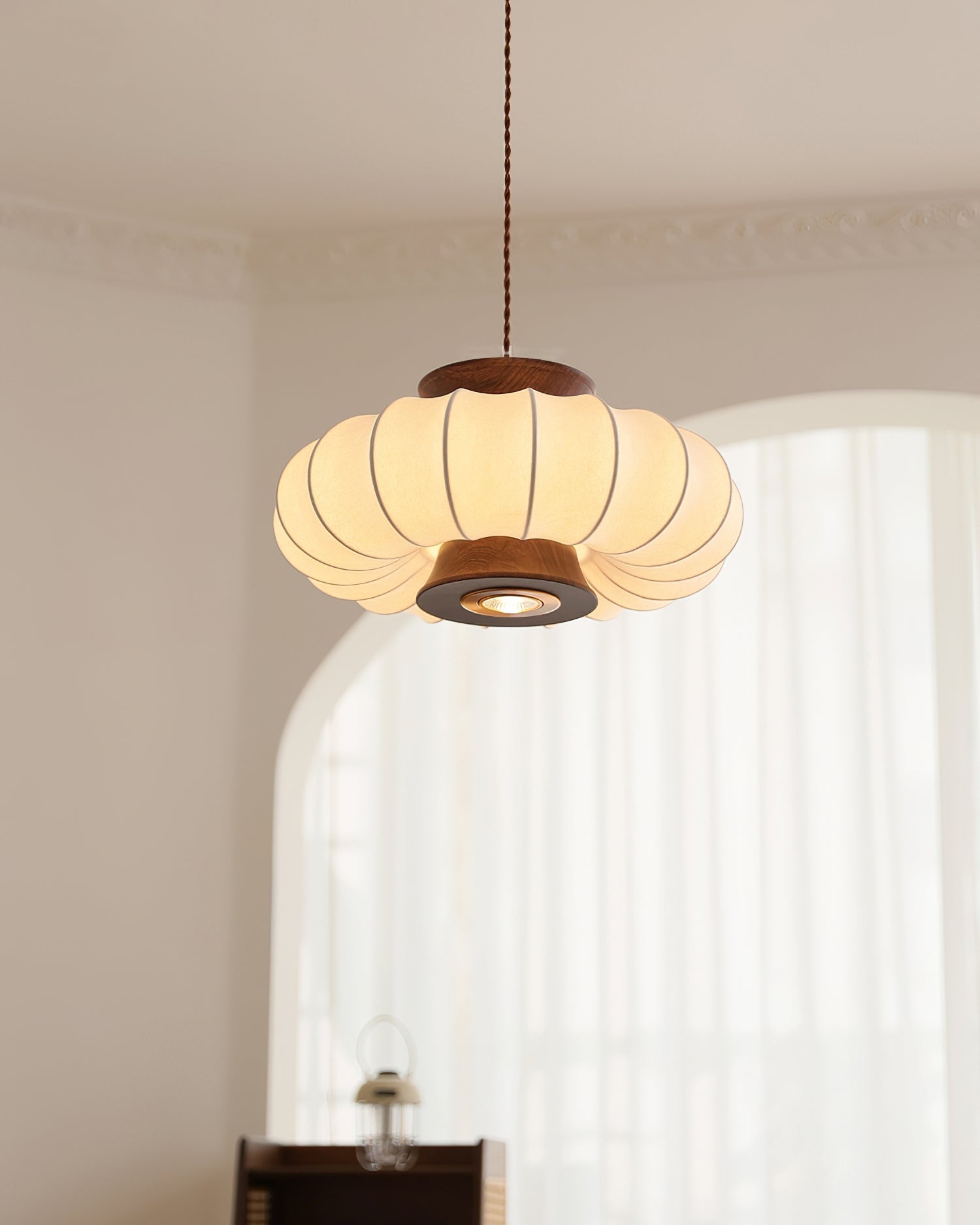Aeron Wabi-Sabi Fabic Pendant Light