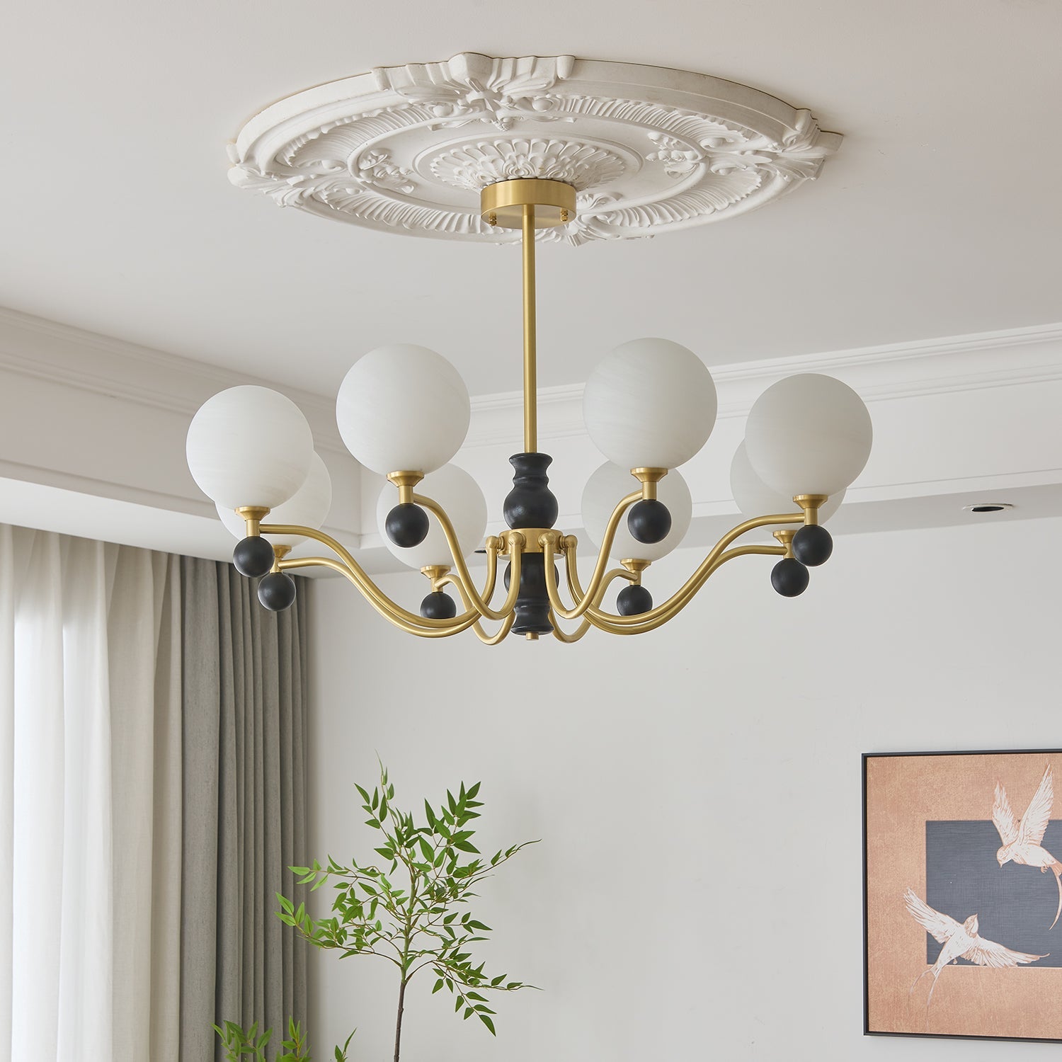 Aether Sphere Chandelier - Blowlighting