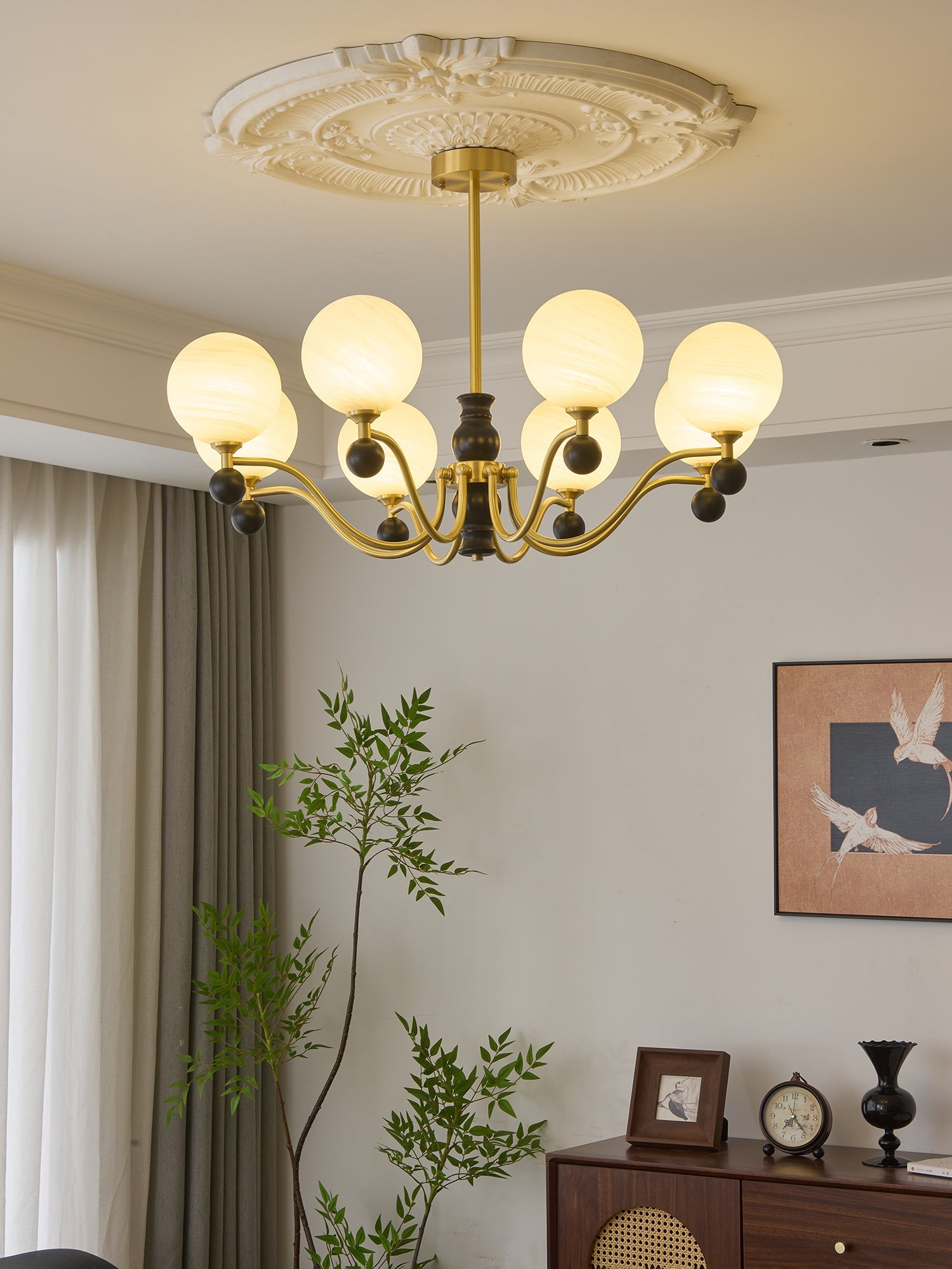 Aether Sphere Chandelier - Blowlighting
